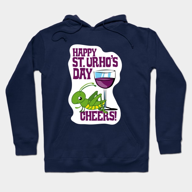 St. Urho's Day Hoodie by ToddPierce